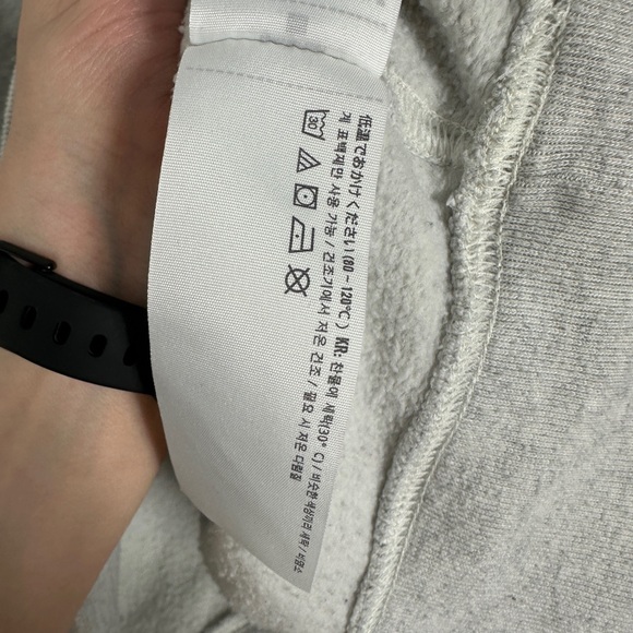 Abercrombie Soft Collection Drama Wedgey Henley Cropped 90s Sweatshirt Sz Medium - Picture 11 of 15